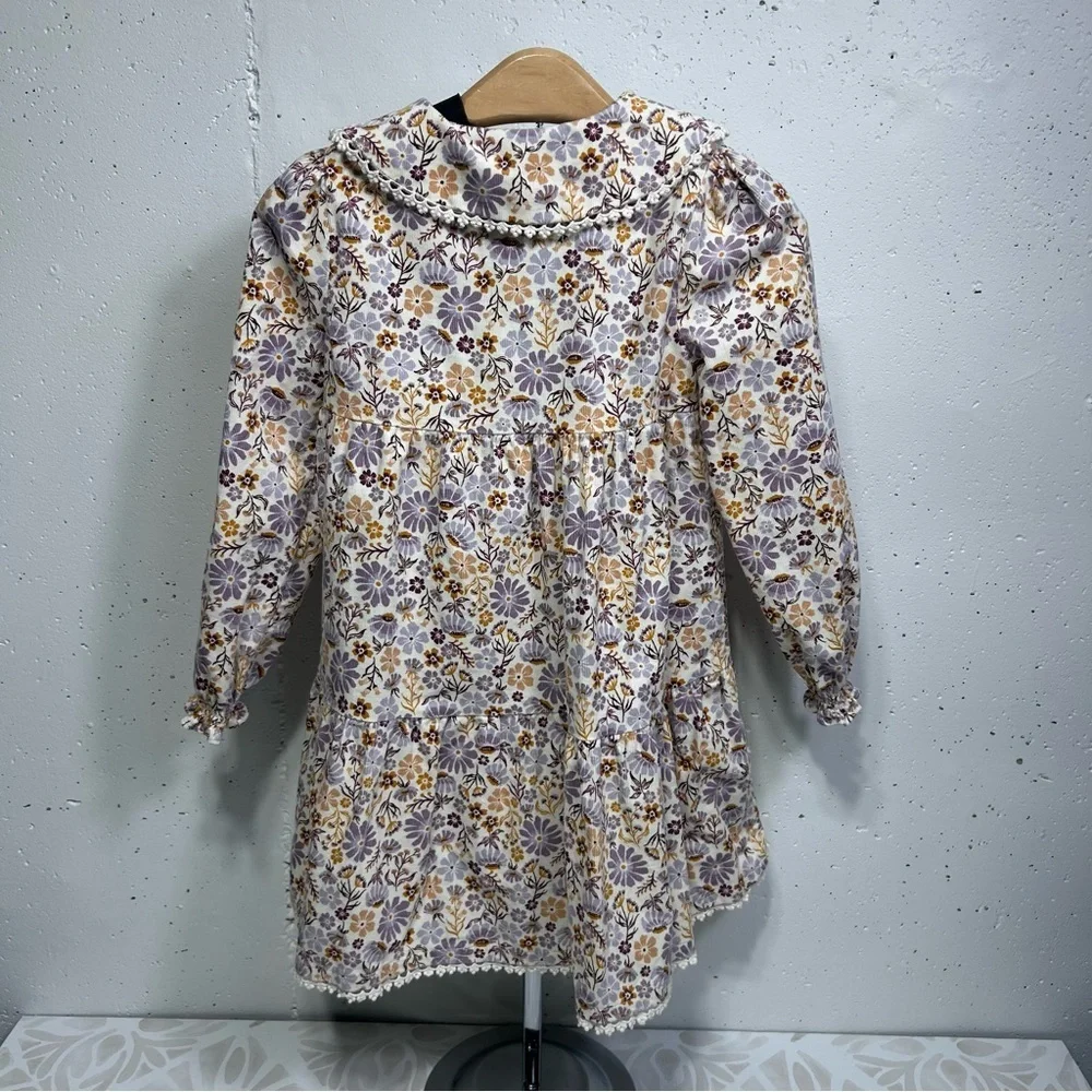 Max Studio Kids Girls Floral Button-Up Dress 5T - Picture 7 of 7
